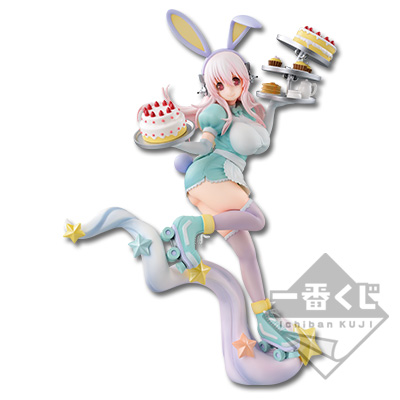 「一番賞」Super Sonico-超級索尼子~Future☆Waitress~-A賞-超級索尼子 高級公仔～軟綿綿☆等待～