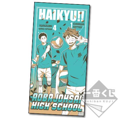 「一番賞」排球少年!!-～英雄豪結!!～-D賞-及川&岩泉浴巾