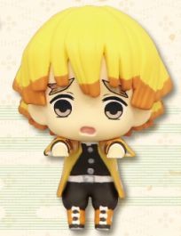 Kimetsu no Yaiba - Agatsuma Zenitsu - Chokotto Hikkake Figure Puchi - Chokotto Hikkake Figure Puchi ~Zenitsu ga Ippai~ (FuRyu)