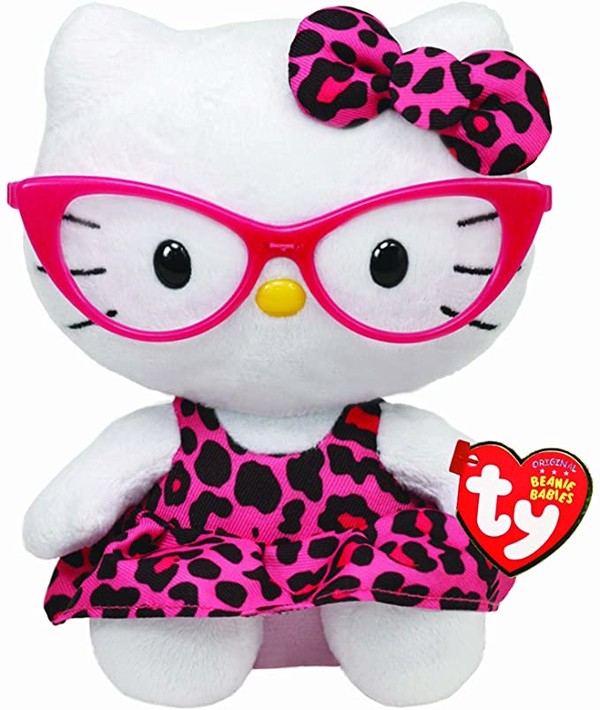 Hello Kitty - Beanie Babies - Fashionista (Pink Glasses) (Ty Inc.)