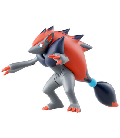 劇場版 寶可夢 幻影的霸主 索羅亞克 - 索羅亞克 - Pokémon Sofubi Figure (Takara Tomy)