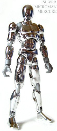 Microman - Material Force - Mercure (Silver) - Shining-Coat Edition (Takara)