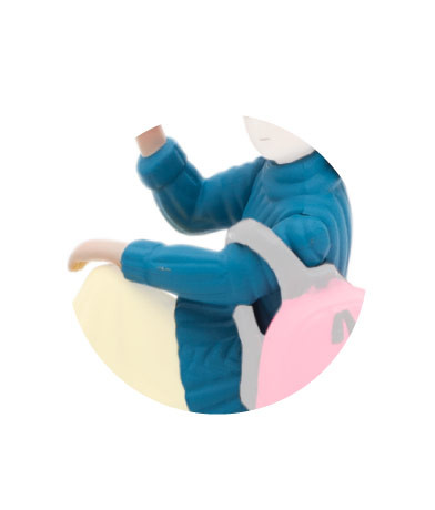 Cup no Fuchiko - 杯緣子 - Kisegae no Fuchiko - Kisegae no Fuchiko Body Version - Sweater (Blue) (Kitan Club)