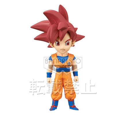 七龍珠Z:神與神 - 孫悟空 超級賽亞人God - Dragon Ball Z Movie Version World Collectable Figure vol.1 - World Collectable Figure (Banpresto)