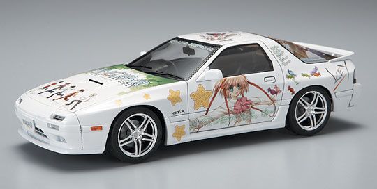 Little Busters! - Inohara Masato - Kamikita Komari - Kurugaya Yuiko - Miyazawa Kengo - Naoe Riki - Natsume Kyousuke - Natsume Rin - Nishizono Mio - Noumi Kudryavka - Saigusa Haruka - Itasha - Mazda FC3S RX-7 - 1/24 - Series no. 4 (Aoshima)