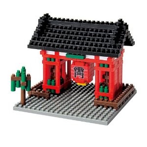 Block - Nanoblock (NBH-007) - Kaminarimon (Kawada)