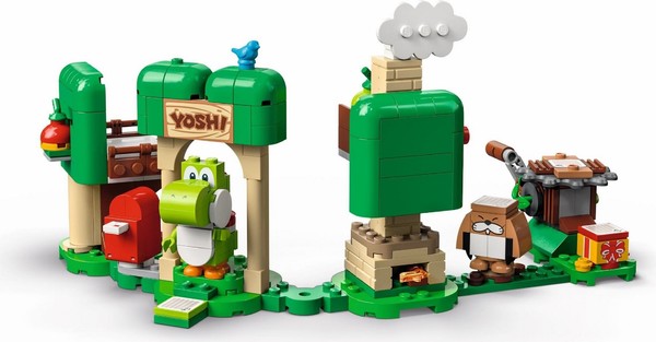 Super Mario Brothers - Choropuu - Yoshi - Block - Lego - Lego Super Mario (71406) - Lego Super Mario Expansion Set - Yoshi’s Gift House (The Lego Group)