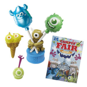 Monsters University - James P. Sullivan - Michael Wazowski - Terri and Terry Perry - Miniature - Monsters University Campus Life - 6 - Gakuen-sai e Youkoso (Re-Ment)