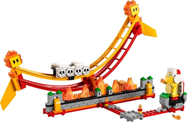 Super Mario Brothers - Bubble - Fire Bros. - Lego - Lego Super Mario (71416) - Lego Super Mario Expansion Set - Lava Wave Ride (The Lego Group)