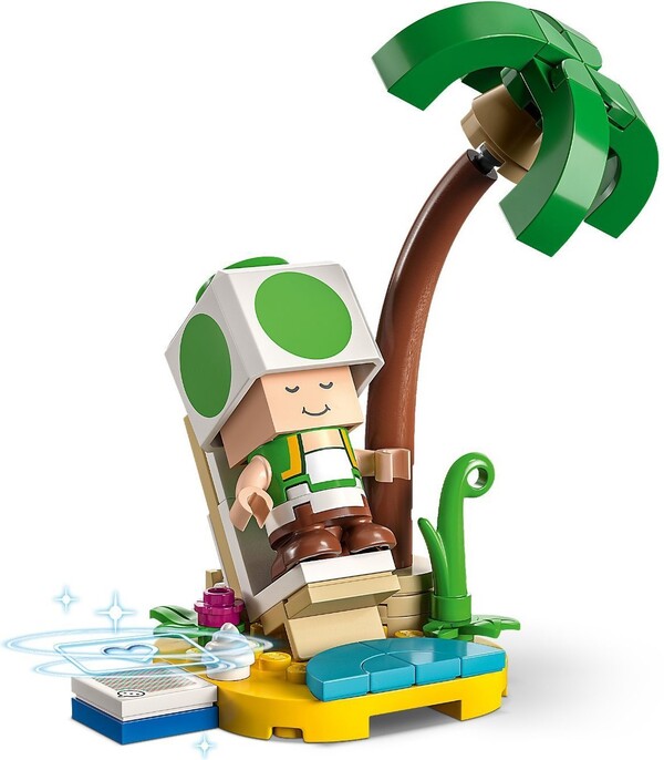 Super Mario Brothers - Kinopio - Block - Character Packs Series 6 - Lego - Lego Super Mario (71413) - Green (The Lego Group)