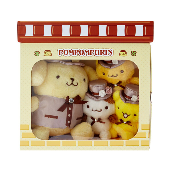 Pompompurin - Bagel - Muffin - Scone - Sanrio Dress Up Doll Set (Sanrio)