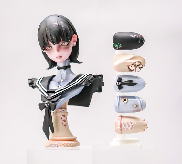 Original - Born from Fingertips - Bust - Mizuiro, Horohoro, Ichibu no Katachi (Obstetrician M)