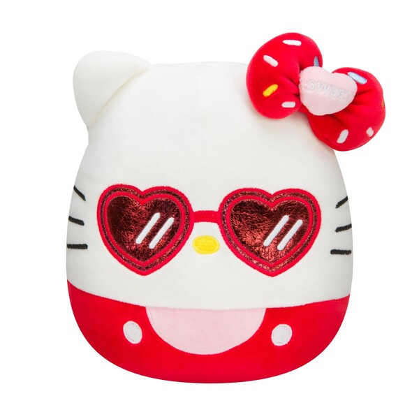 Hello Kitty - Squishmallows - Red Sunglasses (Kellytoy)