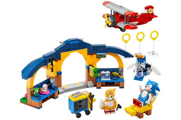 Sonic the Hedgehog - Beeton - Cucky - Miles "Tails" Prower - Lego - Lego Sonic the Hedgehog (76991) - Tails' Workshop and Tornado Plane (The Lego Group)