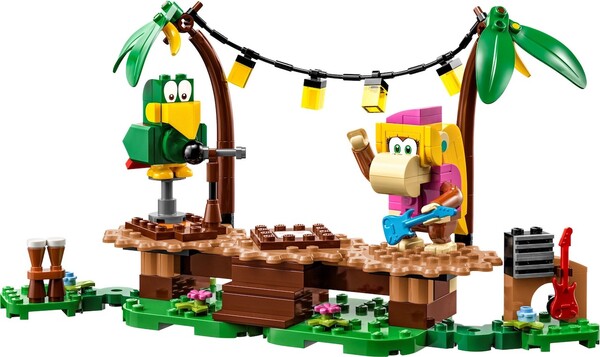 Super Mario Brothers - Dixie Kong - Squawks - Block - Lego - Lego Super Mario (71421) - Lego Super Mario Expansion Set - Dixie Kong's Jungle Jam (The Lego Group)