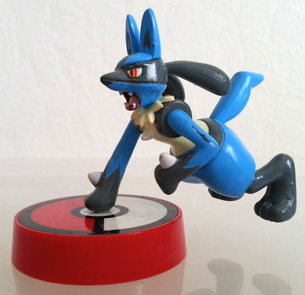 Gekijouban Pocket Monsters Advanced Generation Mew to Hadou no Yuusha Lucario - Lucario - Magnecho! - Magnet Figure (Omnicl, Tomy)