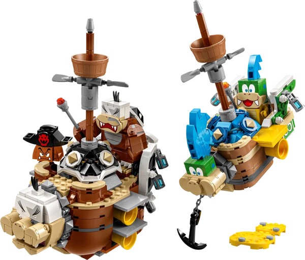 Super Mario Brothers - Kuribou - Larry - Morton - Block - Lego - Lego Super Mario (71427) - Lego Super Mario Expansion Set - Larry's and Morton’s Airships (The Lego Group)