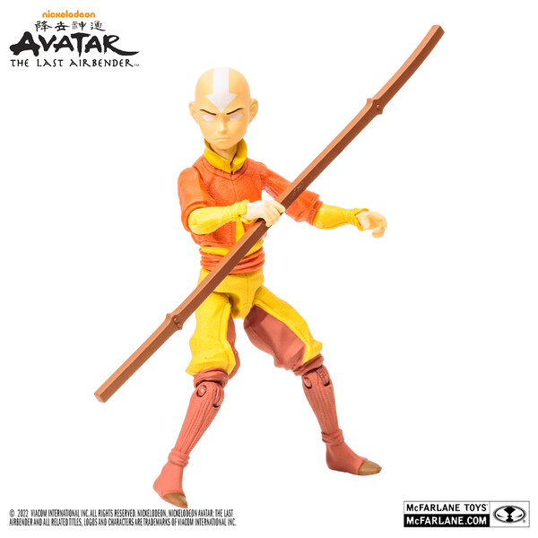 Avatar: The Last Airbender - Aang - Avatar: The Last Airbender 5 inch Action Figures - Avatar State (McFarlane Toys)