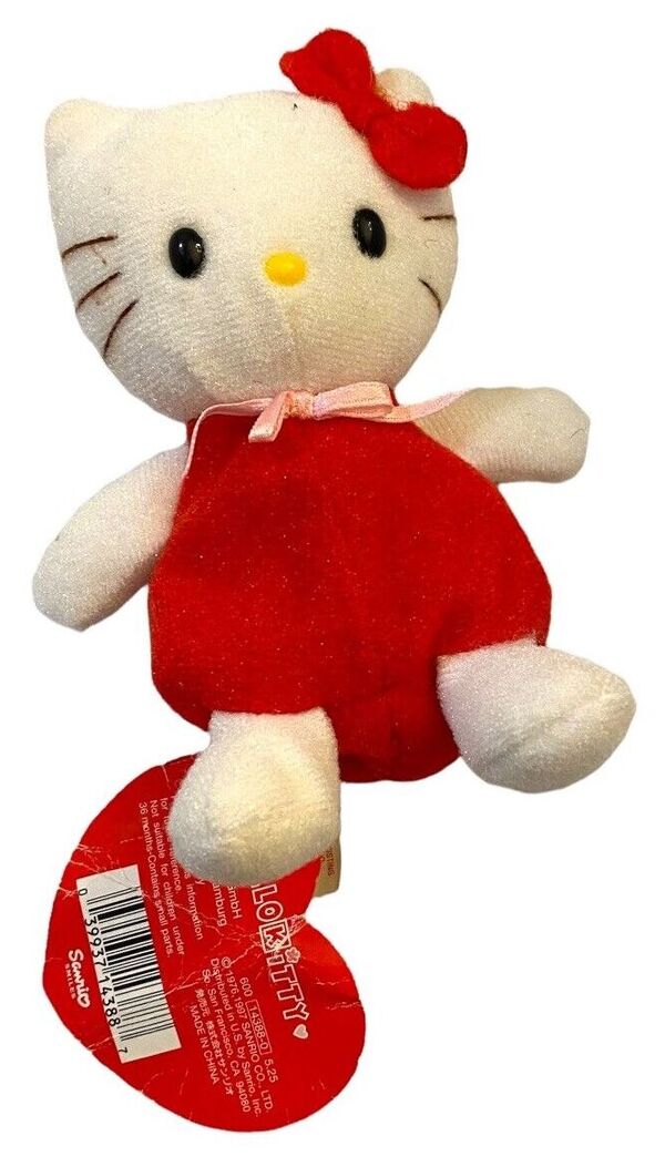 Sanrio Characters - Hello Kitty - Plush Mascot - Red Clothes (Sanrio, Sanrio Smiles)