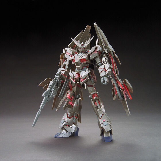 Gundam Reconguista in G: From the Past to the Future - RX-0 Gundam Unicorn 03 Phenex Type RC - HGUC - Ver.GFT - 1/144 - Destroy Mode, Silver (Bandai)