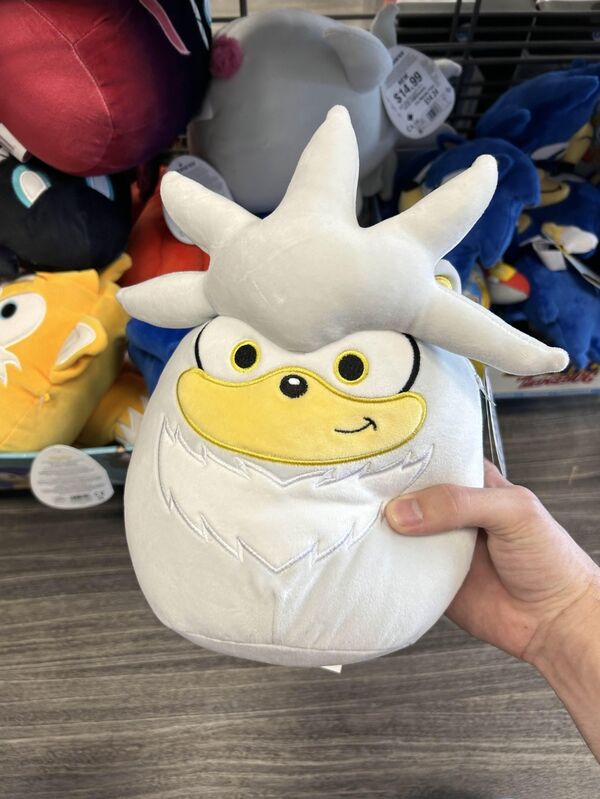 Sonic the Hedgehog - Silver the Hedgehog - Squishmallows (Kellytoy)