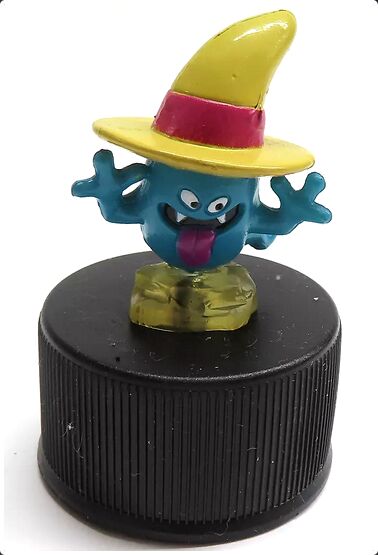 Dragon Quest VII Eden no Senshi-tachi - Hell Ghost - Bottle Cap - Dragon Quest VII Figure Collection Bottle Caps Type 5 (Enix)