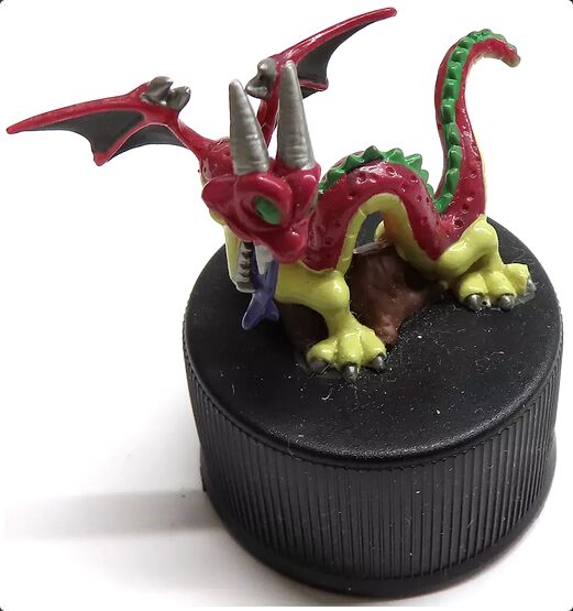 Dragon Quest VII Eden no Senshi-tachi - Shuchou Ryuu - Bottle Cap - Dragon Quest VII Figure Collection Bottle Caps Type 5 (Enix)