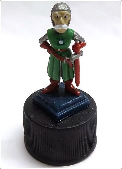 Dragon Quest VII Eden no Senshi-tachi - Melvin - Bottle Cap - Dragon Quest VII Figure Collection Bottle Caps Type 5 (Enix)