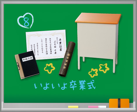 Miniature - Omoide no Koukou Seikatsu (8) - Puchi Sample Series - Iyoiyo Sotsugyoushiki (Re-Ment)