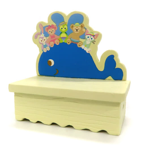 Duffy & Friends - 'Olu Mel - Duffy - Gelatoni - ShellieMay - StellaLou - Duffy & Friends Sunny Fun Figure - Kujira-san ni Notta Duffy-Tachi no Bench (Tokyo Disneyland, Tokyo DisneySea)