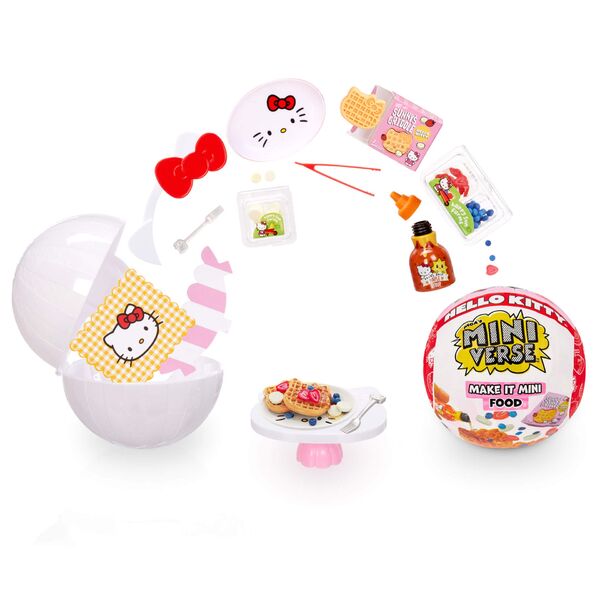 Hello Kitty - Miniature - Miniverse - Miniverse Make It Mini Food Hello Kitty - Waffles (MGA Entertainment)