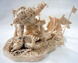 超人力霸王賽文 - King Joe - Artwork Collection featuring Kaida Yuji Part II - Ivory Color ver. (MegaHouse)