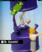 吉祥物角色 - 百事人 - Bottle Cap - Pepsiman Accident Bottle Cap Collection (9) - 可惡! (Pepsi, Suntory)