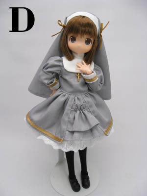 Moko-chan - D - 1/6 - Mission Lolita uniform ver., Grey (Mama Chapp Toy, Obitsu Plastic Manufacturing)