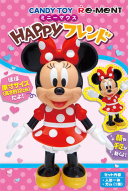 迪士尼&皮克斯角色 - 米妮 - Candy Toy - 米妮/Mickey Mouse Happy Friend (Re-Ment)