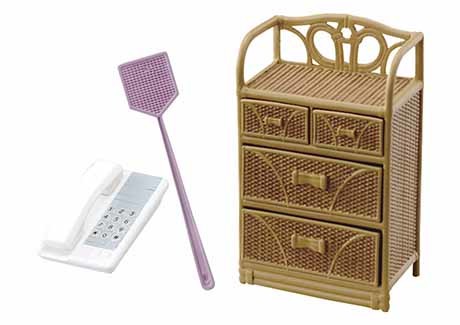 Miniature - Our Home (1) - Puchi Sample Series - Phone (Re-Ment)