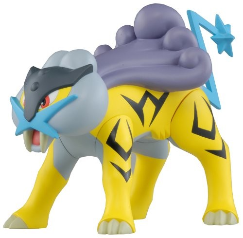 寶可夢 鑽石&珍珠 - 雷公 - Pokémon Sofubi Figure (Takara Tomy)