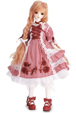 Omoide no Machi, Harajuku - Super Dollfie - Lieselotte - 1/3 - Baby the Stars Shine Bright Gingham Check Doll Dress Coordinate (Baby, the Stars Shine Bright, Volks)