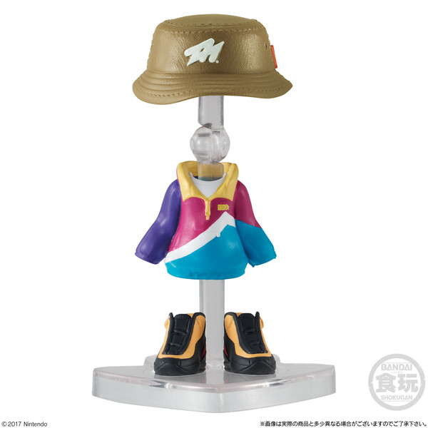 Splatoon 2 - Bandai Shokugan - Candy Toy - Kisekae Gear Collection 3 - Jako Nylon Retro Set (Bandai)