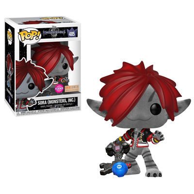 Kingdom Hearts III - Sora - POP! Games (485) - POP! Vinyl (1337-489134) - Monster's Inc., Flocked (Funko Toys)