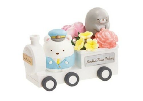 Sumikko Gurashi - Mogura - Shirokuma - Sumikko Gurashi Flower Haitatsu - 6 - Shirokuma & Mogura (Re-Ment)