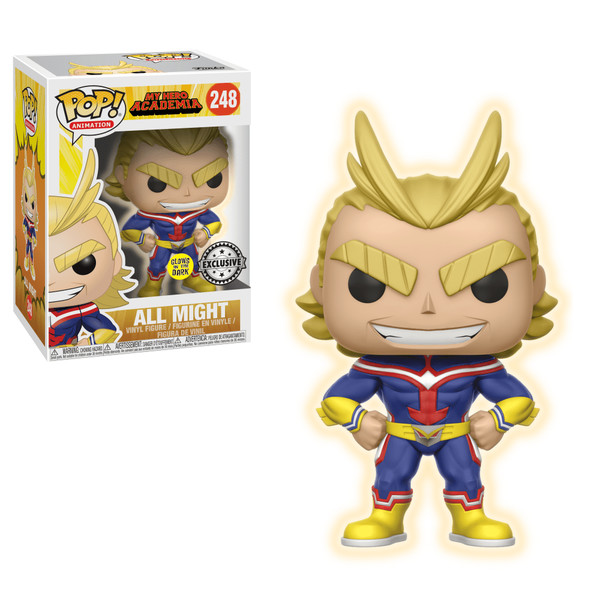 Boku no Hero Academia - All Might - POP! Animation (248) - POP! Vinyl - Glow in the Dark (FUNimation Entertainment, Funko Toys)