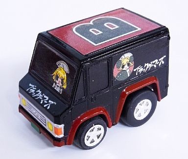 Piyoko ni Omakase pyo! - Nazo Gema - Piyoko - ChoroQ - Minicar - Black Gamers Delivery Van (Takara)