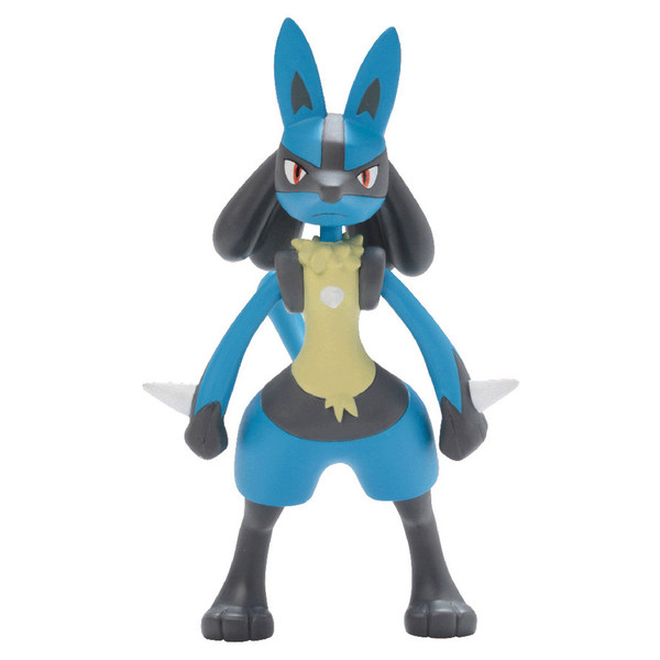 Pocket Monsters - Lucario - Pokémon Battle Heroes - Sofubi Figure (Pokémon Center)