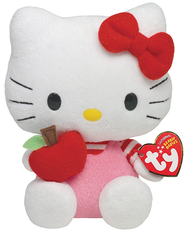 Hello Kitty - Beanie Babies - Red Apple (Ty Inc.)